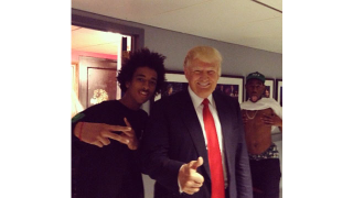Illustration for article titled Donald Trump Gets Photobombed By Tyler, The Creator